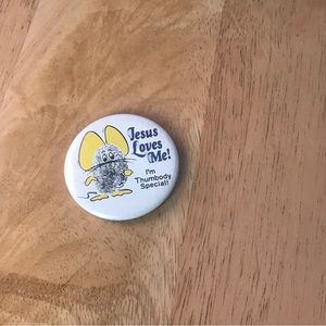 1977 Thumb Things Button